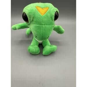GEICO Gecko Plush Stuffed Animal Green Advertising Mascot Toy 7”